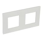 LEGRAND - Placa embellecedora Valena Next de 2 elementos de color blanco