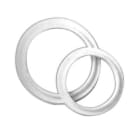 POTERMIC - Junta grafitada aluminio blanca 1" 42x1mm