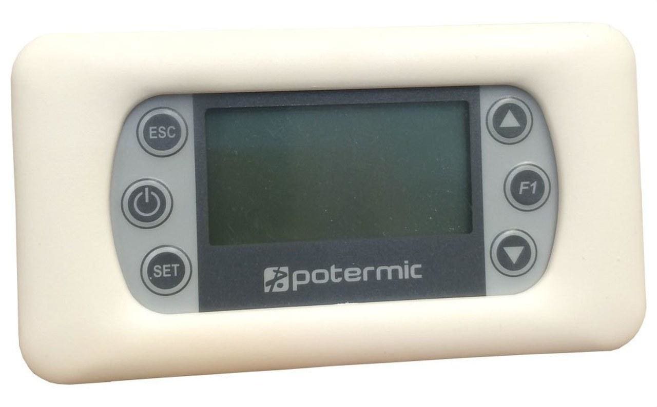 POTERMIC - Caja superficie 4 modulos centralita regulación TC500