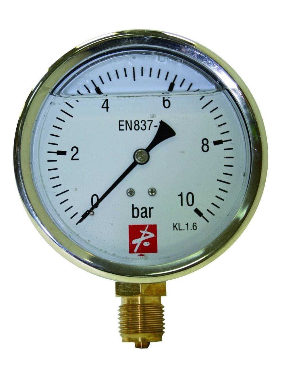 POTERMIC - Manómetro radial diámetro 63 1/4" 0-16bar