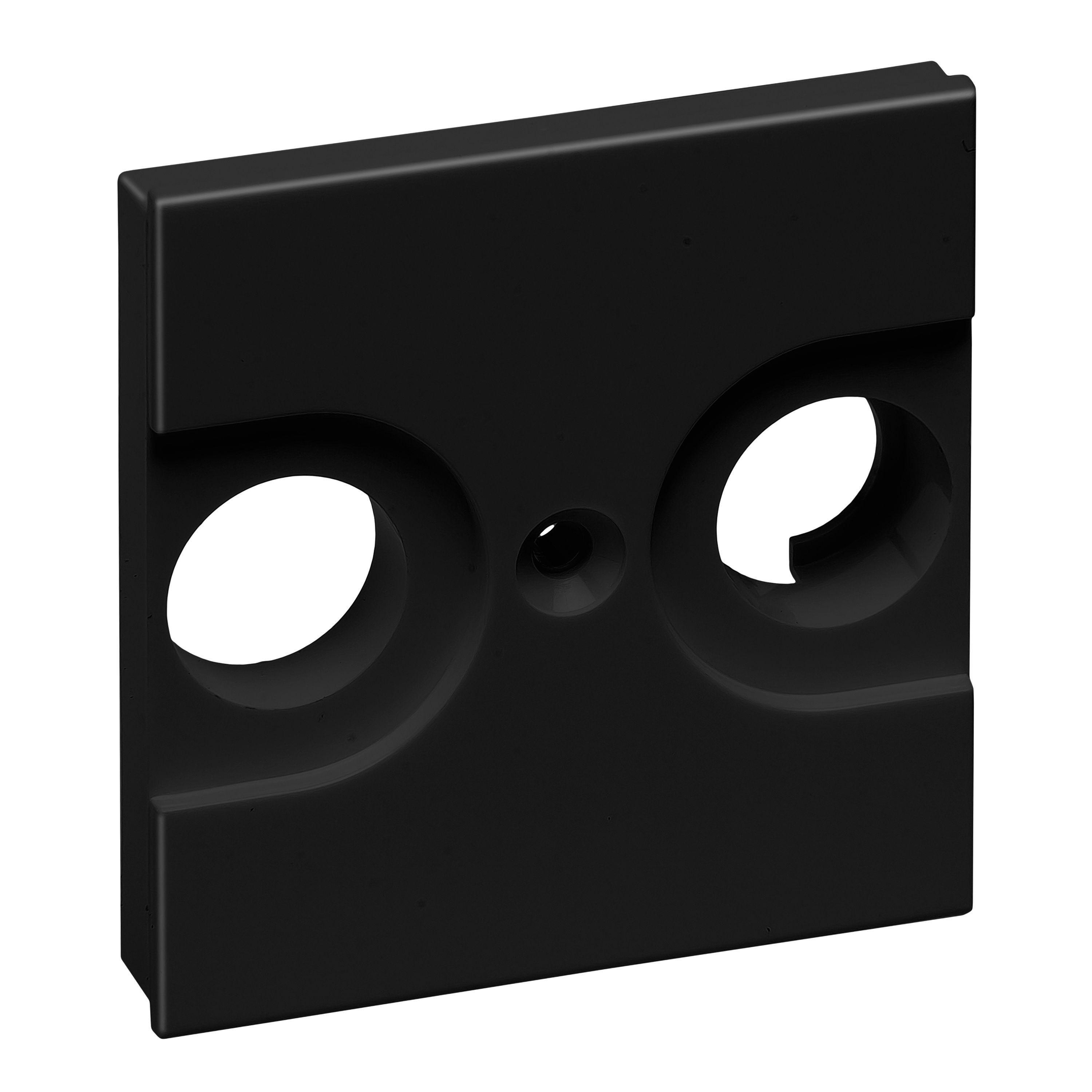 LEGRAND - Frontal de acabado universal Valena Next - para bases de televisión estándar de mercado - Dark