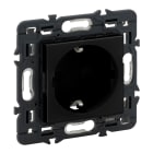 LEGRAND - Base de corriente Valena Next - 2P+T con obturadores - bornes con tornillos - 10/16A - 230V~- Dark