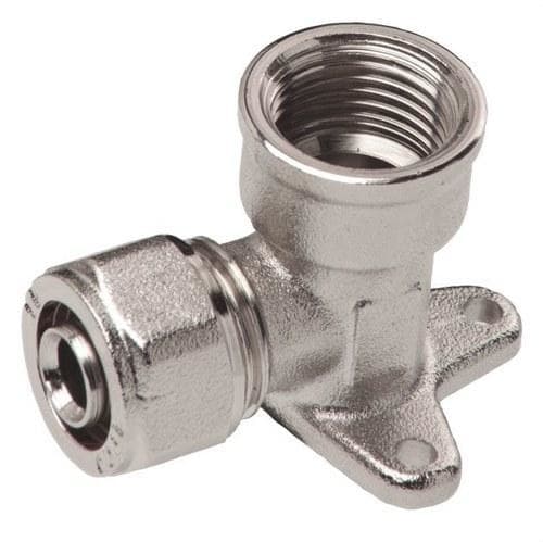 ARCO - Codo base fijación H 20x2mmx1/2" níquel