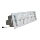 AIRZONE - Rejilla motorizado 1 direcciones clip 300x100mm blanco