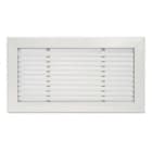AIRZONE - Rejilla lineal 15º 1 direcciones clip 1200x150 blanco