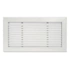AIRZONE - Rejilla lineal 15º 1 direcciones clip 500x200 blanco