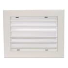 AIRZONE - Rejilla retorno clip con regulación 400x200mm blanco