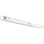 RZB - Aplique línea L de 35W 1000mm con interruptor aluminio blanco