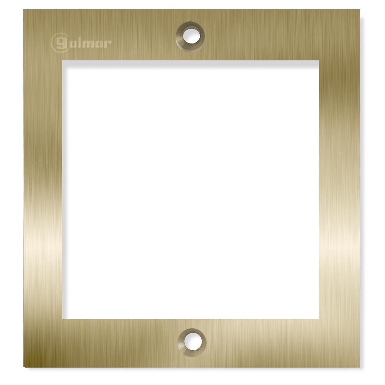 GOLMAR - Marco inoxidable 1 módulo NX6001 dorado