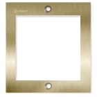 GOLMAR - Marco inoxidable 1 módulo NX6001 dorado