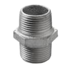 ATUSA - Manguito doble figura 280 rosca derecha M 1.1/4" negro
