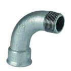 ATUSA - Curva 90° figura 1 M-H 4" galvanizado