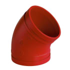 ATUSA - Codo 45° figura 120 DN40 pintura roja