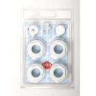 ATUSA - Kit universal tapones blancos radiador aluminio diámetro 42