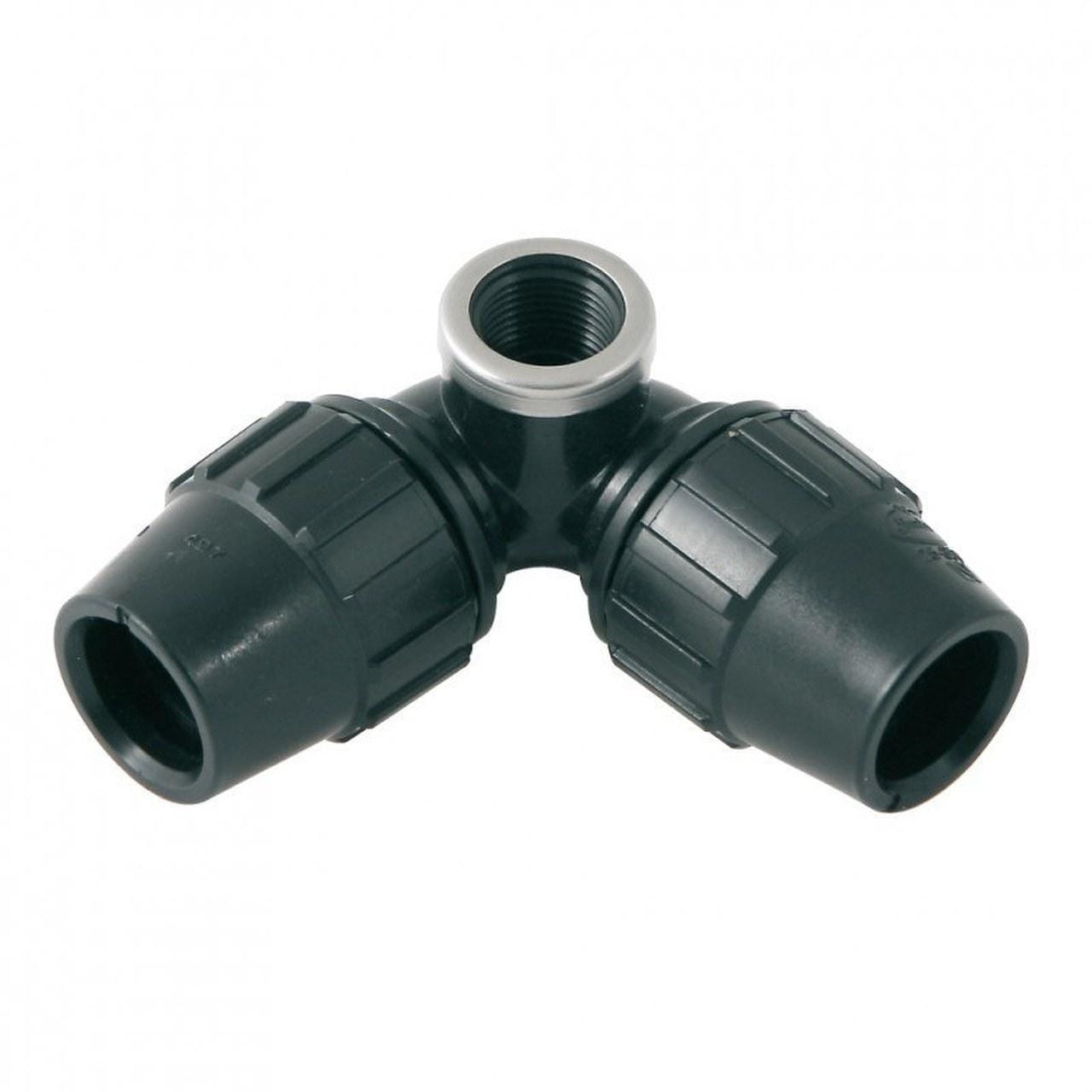 ALIAXIS - Codo 90° J-90 rosca lateral 25x25x1/2" con refuerzo