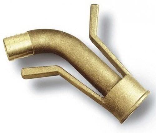 SOBIME - Colzada curva con oreja para grifo boca riego