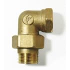 SOBIME - Codo unión 3 piezas M-H 1" cónico latón