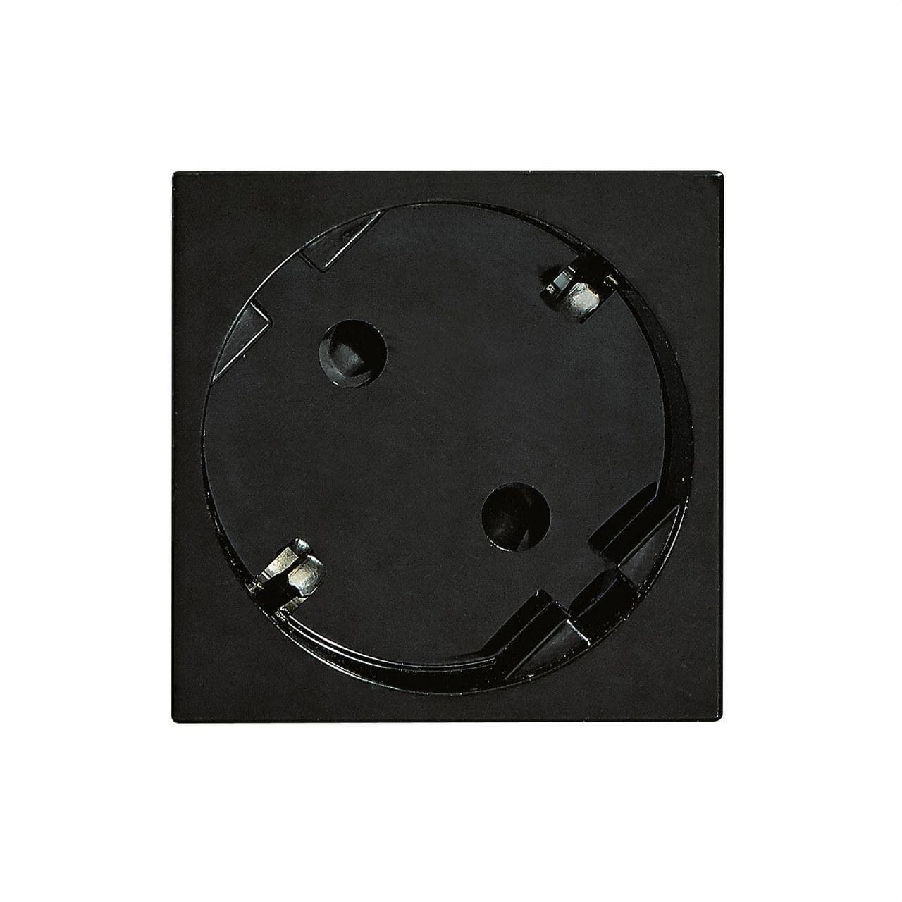 LEGRAND - Base de corriente Mosaic 2P+T bornes automáticos 2 módulos antracita