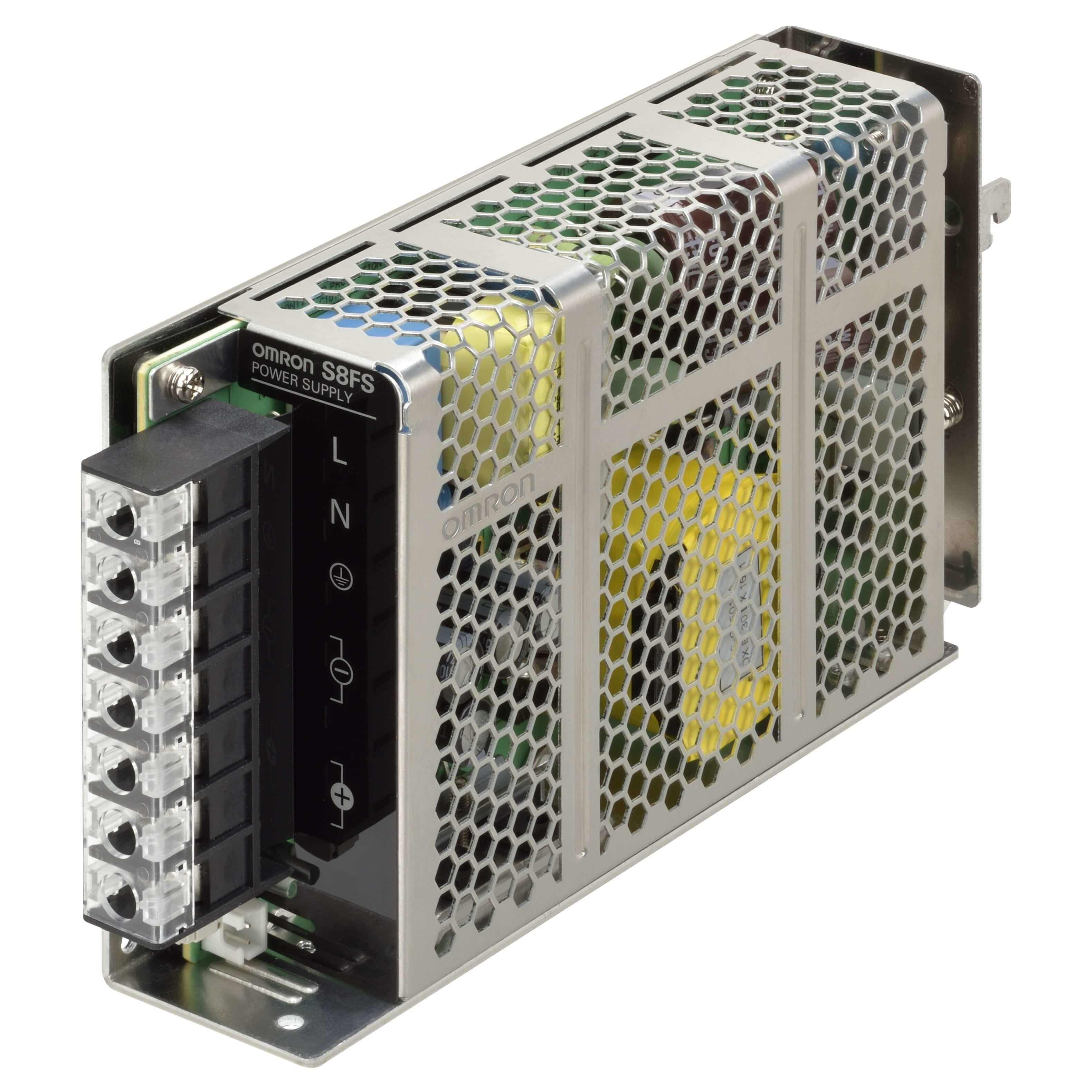 OMRON - Fuente de alimentación 150W entrada de 100A 240VCA, 12VCC, salida de 13A, montaje en carril DIN