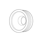 PRESTO - Goma enchufe tubo diámetro 28-32mm entrada inodoro 50mm