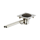 PRESTO - Pulsador pie PRESTO-509 para suelo placa inoxidable