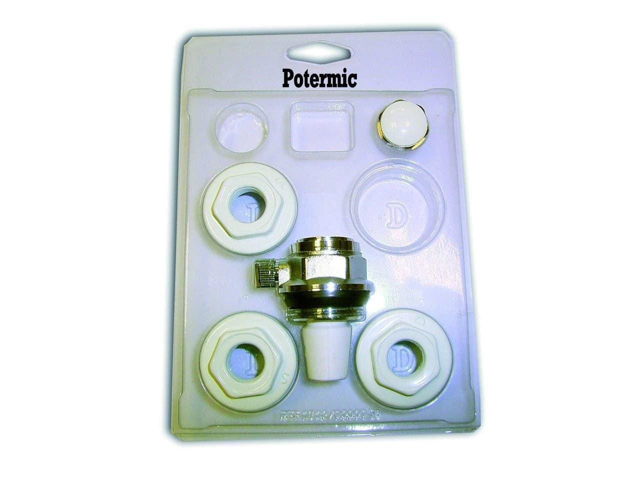POTERMIC - Tapón purgador automático KIT-TRB2 1"x3/8"