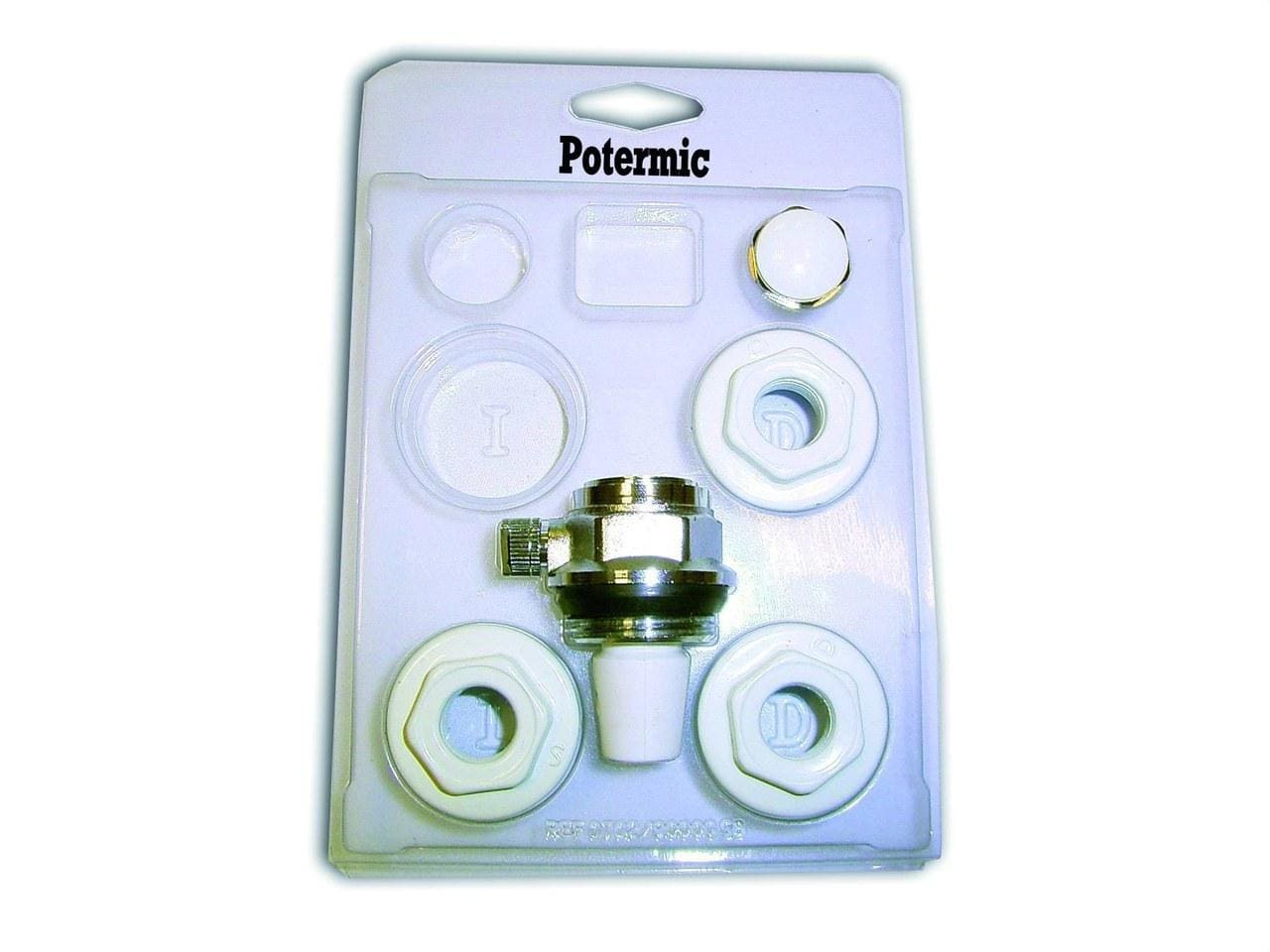 POTERMIC - Tapón purgador automático KIT-TRB3 1"x3/8"