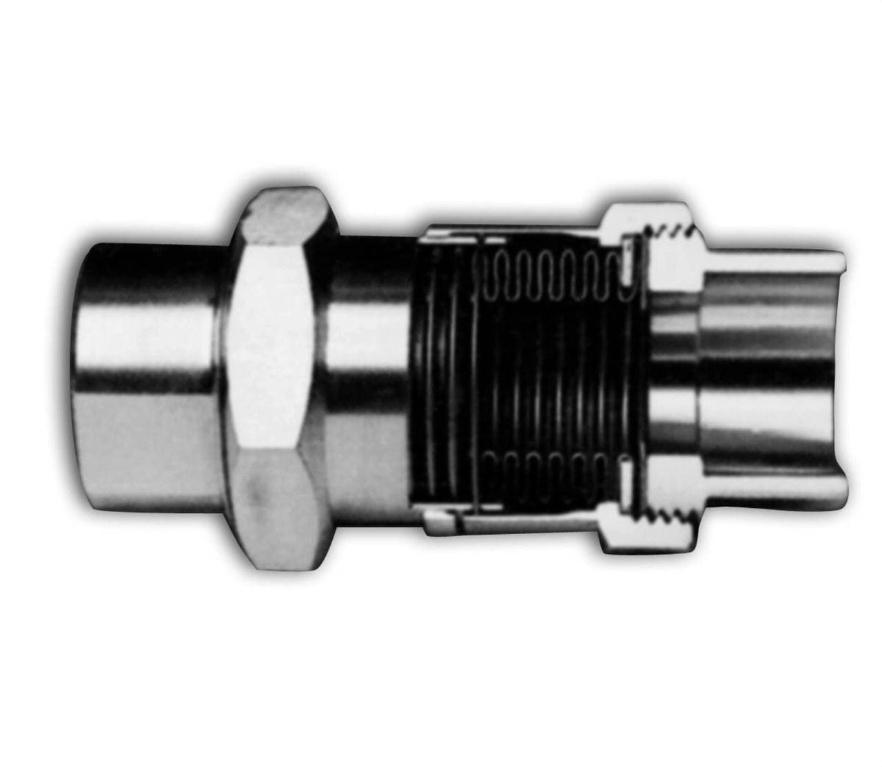 POTERMIC - Compensador para roscar inoxidable 1.1/2"