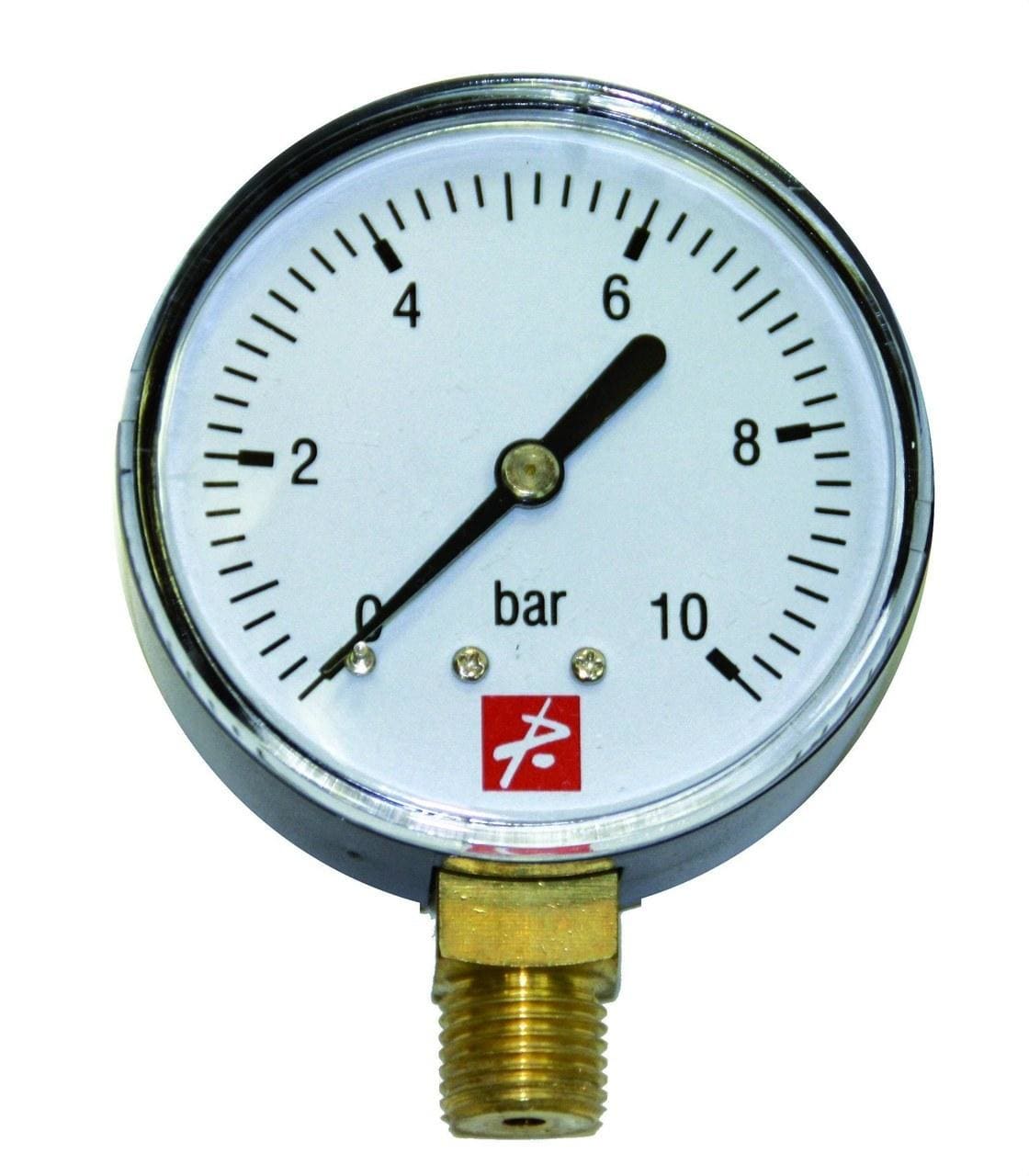 POTERMIC - Manómetro radial 63 1/4" 0-16bar