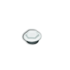 POTERMIC - Reducción izquierda 1"x1/8" diámetro 48mm barnizado blanco