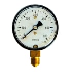 POTERMIC - Ventómetro para gas diámetro 63mm 1/4" M 0-250/0-2500mbar y mmca