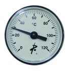 POTERMIC - Termómetro abrazadera 0-120°C para tubería TERMOFLEX