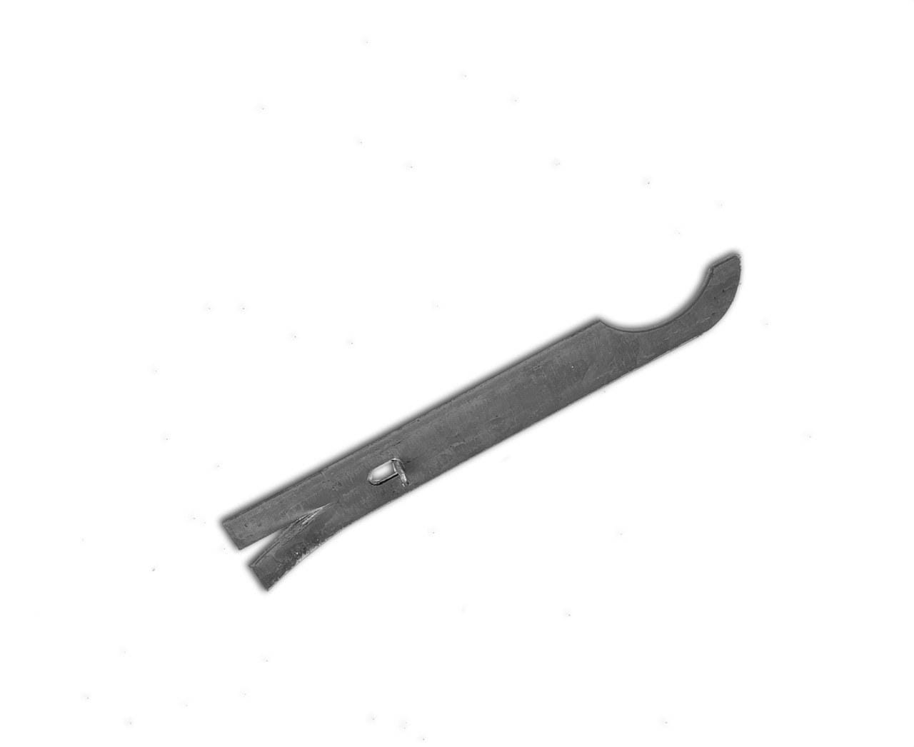POTERMIC - Soporte radiador aluminio empotrar zincado 155mm