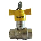 POTERMIC - Válvula esfera con cerradura FIDO-SFER 3/4"