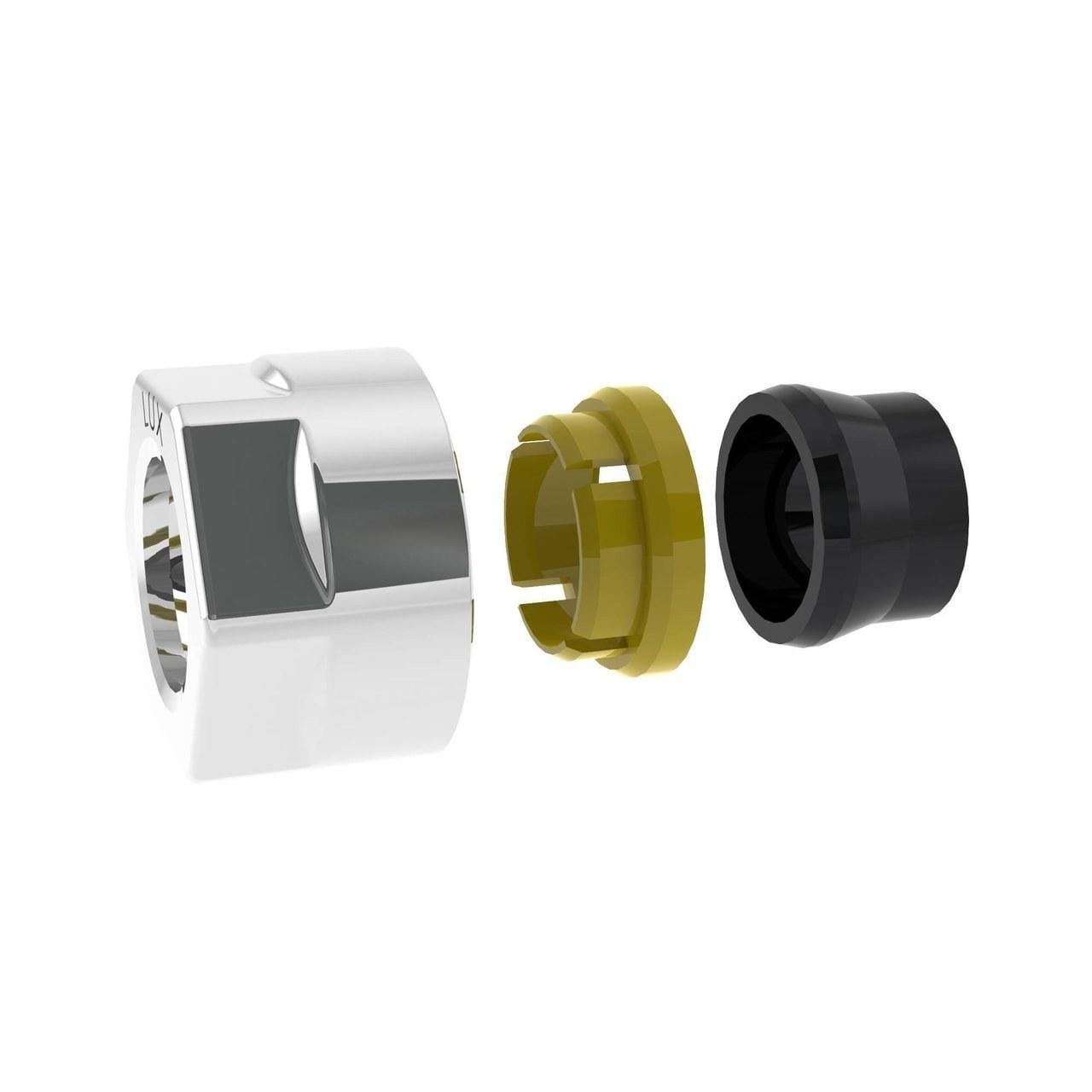 POTERMIC - Racor níquel anillo lateral RC-30 15x1/2"