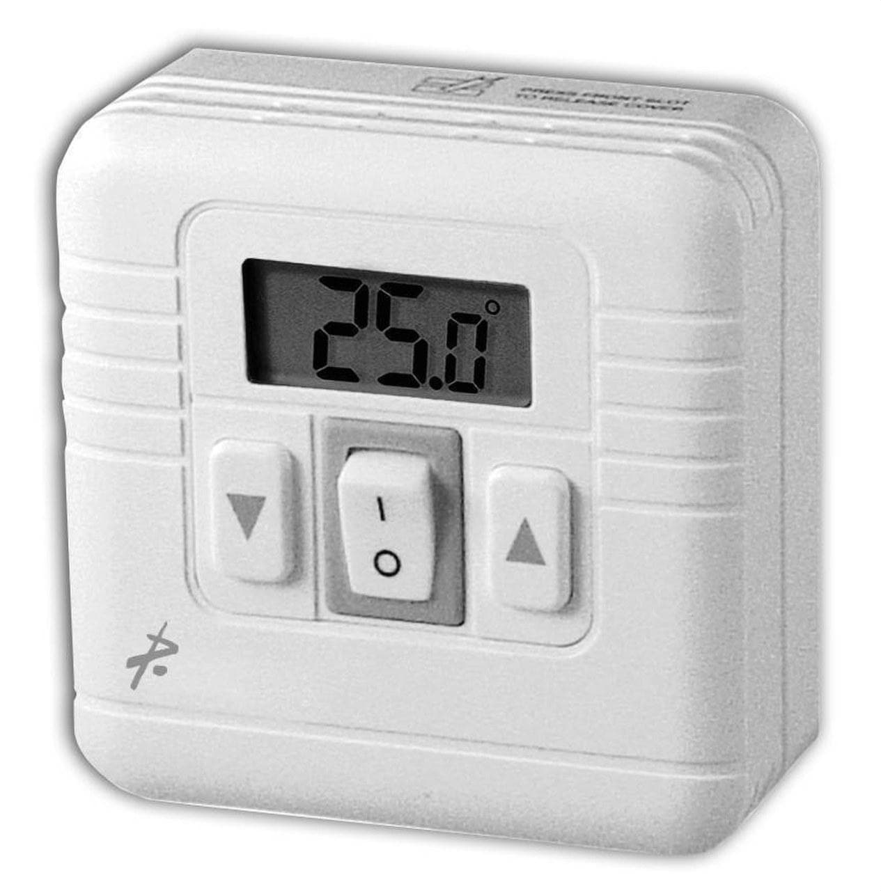 POTERMIC - Termostato ambiente electrónico DIGILUX conmutado 3 contactos con interruptor ON/OFF