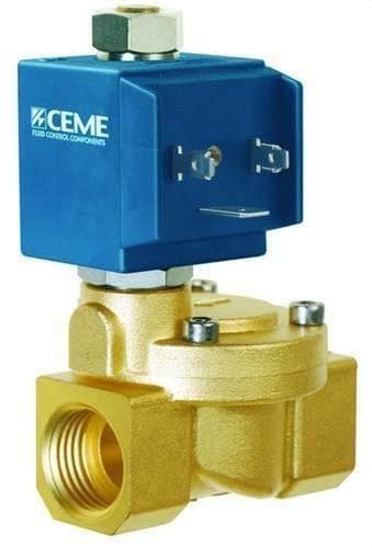 POTERMIC - Electroválvula CEME Serie 87 1/2" diámetro 12 2 vías 230VCA NBR