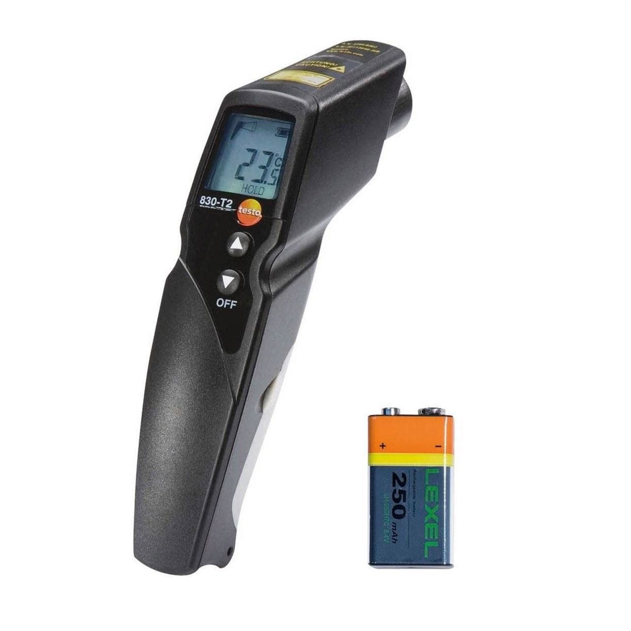 TESTO - Termómetro infrarrojos 2 puntera láser TESTO 830-T2
