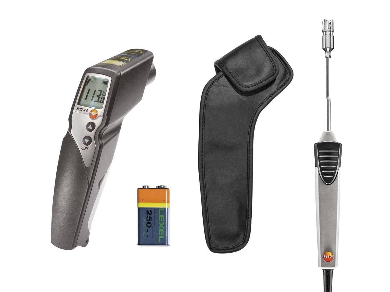 TESTO - Kit termómetro TESTO 830-T4 + sonda + funda