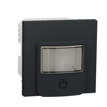 Schneider Electric - Sensor de movimiento con interruptor 10A antracita