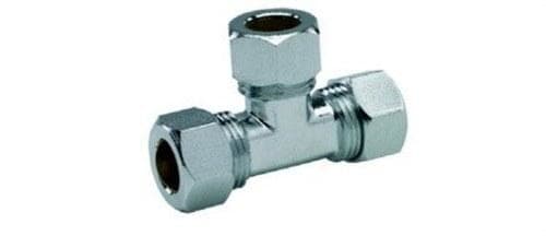 ARCO - Te HERMETO diámetro 10mm cromo para gas butano