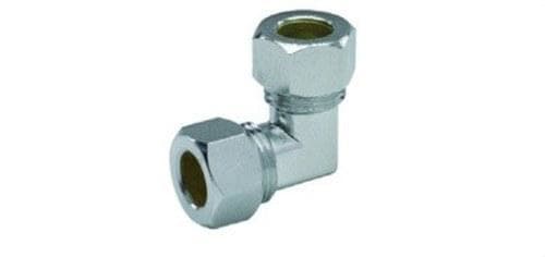 ARCO - Codo HERMETO cromo diámetro 10mm gas butano
