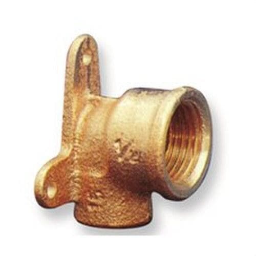CONEX/BANINGER - Codo placa H-H 4471G diámetro 18x3/4" bronce