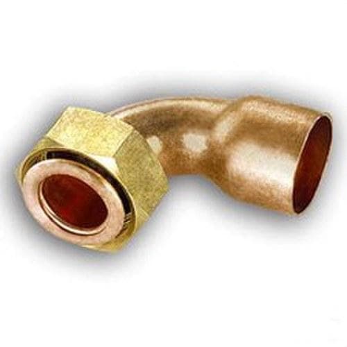 CONEX/BANINGER - Racor curvo 5002G diámetro 12x1/2" con junta plana