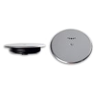 RIUVERT - Tapa de expansión R-874V con embellecedor de acero inoxidable. Para botes sifónicos de bja cota, con válvula de aireación integrada