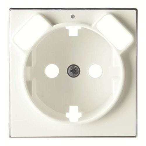 NIESSEN - Tapa base Schuko + doble cargador USB Sky Niessen blanco soft