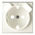 NIESSEN - Tapa base Schuko + doble cargador USB Sky Niessen blanco soft
