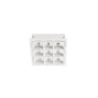 LEDS-C4 - Empotrable techo con marco BENTO 3x3led 18,9W 50º 2700K blanco blanco