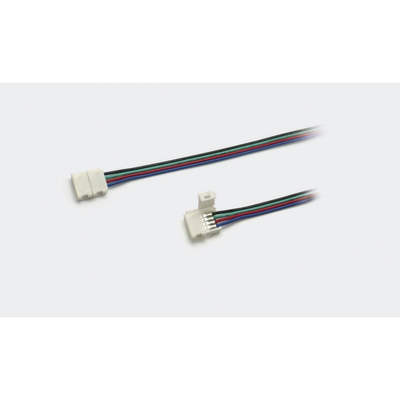 ILUTREK - CONECTOR SALIDA CABLE TIRAS LED RGB