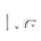 ROCA - Mezclador bimando repisa baño-ducha INSIGNIA caño 197mm cromo